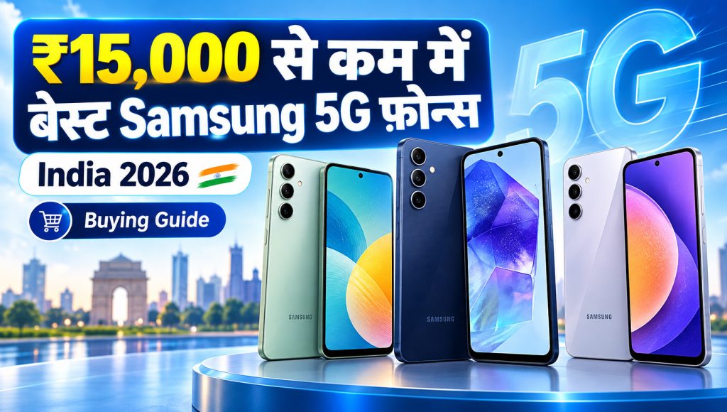 Best Samsung 5G Phones Under ₹15,000 in India 2026
