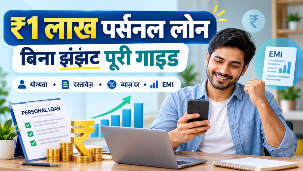 ₹1 Lakh Personal Loan Without Hassle